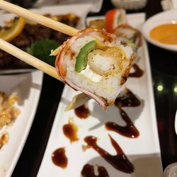 Green Tea House - Rocker roll - thick layer of rice