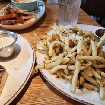 Cork & Pig Tavern - Parmasean Truffle Fries - New American Near Me - Irving, Texas Cork & Pig Tavern - Parmasean Truffle Fries - New American Near Me - Irving, Texas