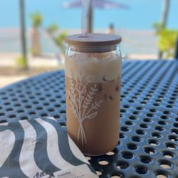 Hawaii Kai Towne Center - Chocolate cold brew and falafel wrap at Hawaii Kai Towne Center