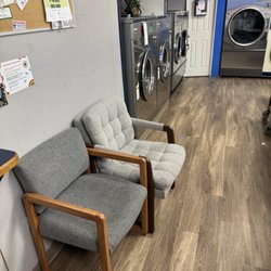 The Orange Laundry Room - Chairs to chill while you wait
