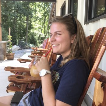 Hocking Hills Winery - Enjoying a wine slush on the front patio! - Wine Tasting Room Near Me - Logan, Ohio Hocking Hills Winery - Enjoying a wine slush on the front patio! - Wine Tasting Room Near Me - Logan, Ohio