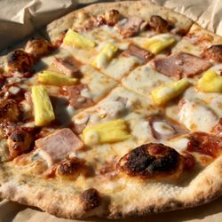 Run Westy Run - Hawaiian special of the day at Simply Pizza.