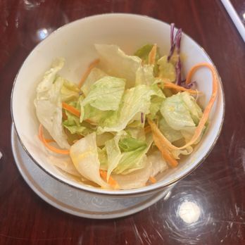 Thai Villa Cuisine - Salad with ginger dressing (half eaten lol) - Thai Near Me - Fishers, Indiana Thai Villa Cuisine - Salad with ginger dressing (half eaten lol) - Thai Near Me - Fishers, Indiana
