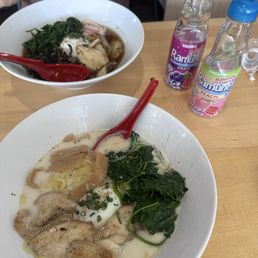 Shoyu Ramen Tonkotsu Ramen