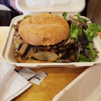 Flipside - Shrooms and swiss burger - Burgers Near Me - Oakland, California