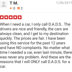 D A D S Taxi & Limo