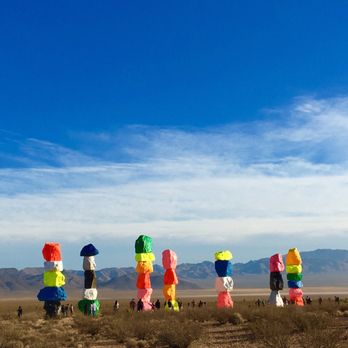 Seven Magic Mountains - Public Art Near Me - Las Vegas, Nevada