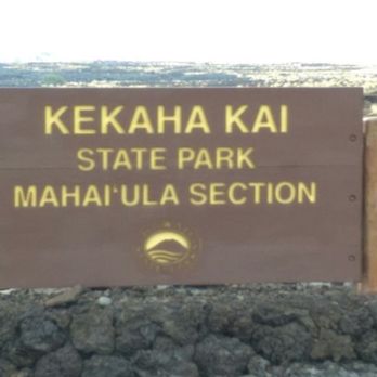 Kekaha Kai State Park - Signage - Beaches Near Me - Kailua-Kona, Hawaii Kekaha Kai State Park - Signage - Beaches Near Me - Kailua-Kona, Hawaii