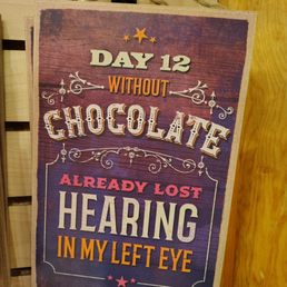 Funny sign in gift shop. Funny sign in gift shop.