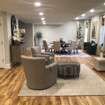 FoxBuilt, Inc. - Recessed lighting and the ceiling is lower to cover the pre existing heating system but looks good. - General Contractors Near Me - Harrisburg, Pennsylvania
