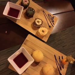 Wasabi - Sushi dessert with mochi cheesecake. Everything here is delicious and fresh.