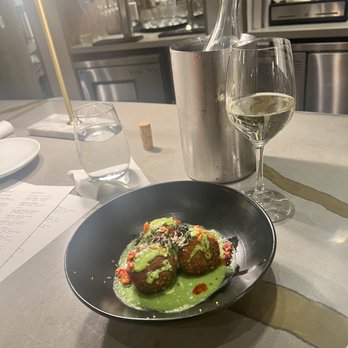 et al. - Short Rib Arancini- spring pea - Breakfast & Brunch Near Me - Honolulu, Hawaii