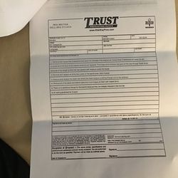 Trust Foundation - This is his contract . No signatures also his contract  does not state what law requires