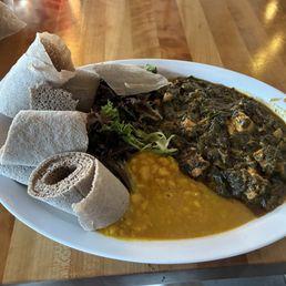 10.  Chicken Tibsy & Spinach