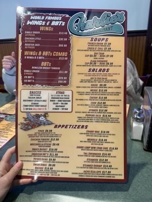 Menu photo 2 Charlie's Bar & Restaurant Somers Point, NJ