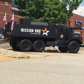 Mission BBQ - Military truck at Mission BBQ - Barbeque Near Me - Pittsburgh, Pennsylvania