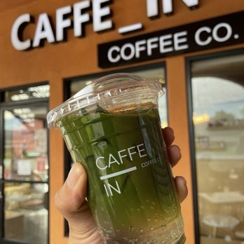Caffe In Coffee Co - Matcha Tonic (TikTok: @justandyvu) - Coffee & Tea Near Me - Anaheim, California