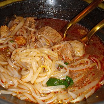 Sen Thai Noodle - Thai Boat noodle soup. Sorry got carried away eating so picture is half eaten - Thai Near Me - San Carlos, California Sen Thai Noodle - Thai Boat noodle soup. Sorry got carried away eating so picture is half eaten - Thai Near Me - San Carlos, California