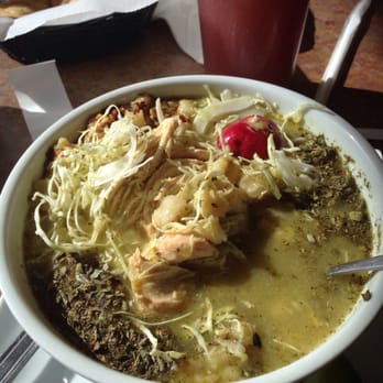 Antojitos Mexicanos Restaurant - Enough kick to make you reminisce of moms cooking. This was delicious!! Plenty of chicken the hominy delicious, weekend special. - Mexican Near Me - Paramount, California