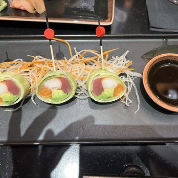 Kimonos - Lollipop roll, yes 3 pieces for $17 - Sushi Bars Near Me - Lake Buena Vista, Florida