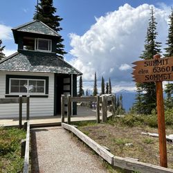 Mount Revelstoke National Park - Fire Lookout House, popular landmark to visit at the summit of Revelstoke Mountain.