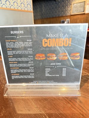 Menu photo 2 Flats Burgers San Francisco, CA