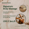 Massage Oasis gift card