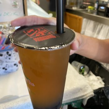 Seattle Best Tea - Peach pu-erh tea with boba - Coffee & Tea Near Me - Seattle, Washington Seattle Best Tea - Peach pu-erh tea with boba - Coffee & Tea Near Me - Seattle, Washington