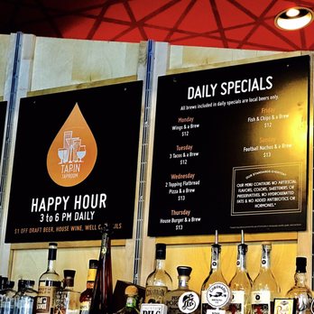 Tap-In Taproom - Specials - Burgers Near Me - Palm Desert, California