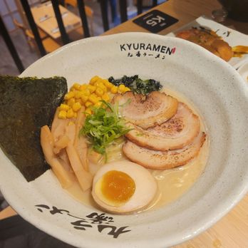 Kyuramen - Winchester - #1 tonkatsu with white garlic - Ramen Near Me - Winchester, Massachusetts Kyuramen - Winchester - #1 tonkatsu with white garlic - Ramen Near Me - Winchester, Massachusetts