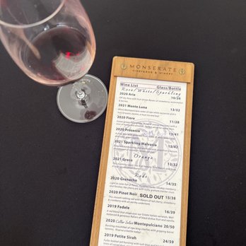 Monserate Winery - Menu choices - Wineries Near Me - Fallbrook, California Monserate Winery - Menu choices - Wineries Near Me - Fallbrook, California