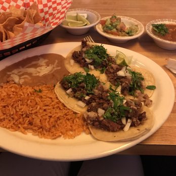 Don Asado - Tacos de cabeza served with rice and beans, $10.00. - Tacos Near Me - Aloha, Oregon Don Asado - Tacos de cabeza served with rice and beans, $10.00. - Tacos Near Me - Aloha, Oregon