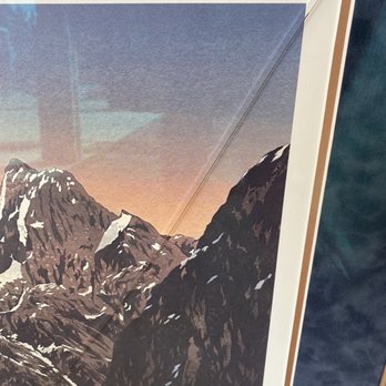 Ace Delivery & Moving - Cracked glass on framed print - Movers Near Me - Anchorage, Alaska