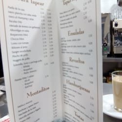 Bar Olvera - Nueva carta