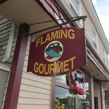 Flaming Gourmet - a sign for flaming gourmet - Specialty Food Near Me - Kennebunkport, Maine Flaming Gourmet - a sign for flaming gourmet - Specialty Food Near Me - Kennebunkport, Maine