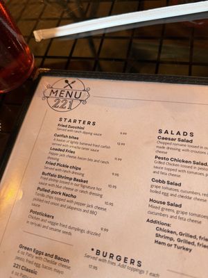 Menu photo 1 Bistro 221 Saint George, SC