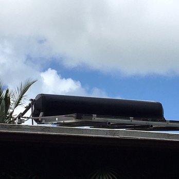 Sun King - Solahart -passive roof top tank and collector - Solar Installation Near Me - Kahului, Hawaii