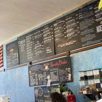 Yonkers Cafe - Menu (which shows White Lightning Frappe as coffee-based) - Coffee & Tea Near Me - San Francisco, California