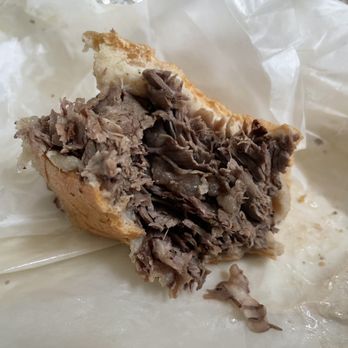 Mr. Beef - Last bit of Italian Beef Sandwich - Fast Food Near Me - Chicago, Illinois Mr. Beef - Last bit of Italian Beef Sandwich - Fast Food Near Me - Chicago, Illinois