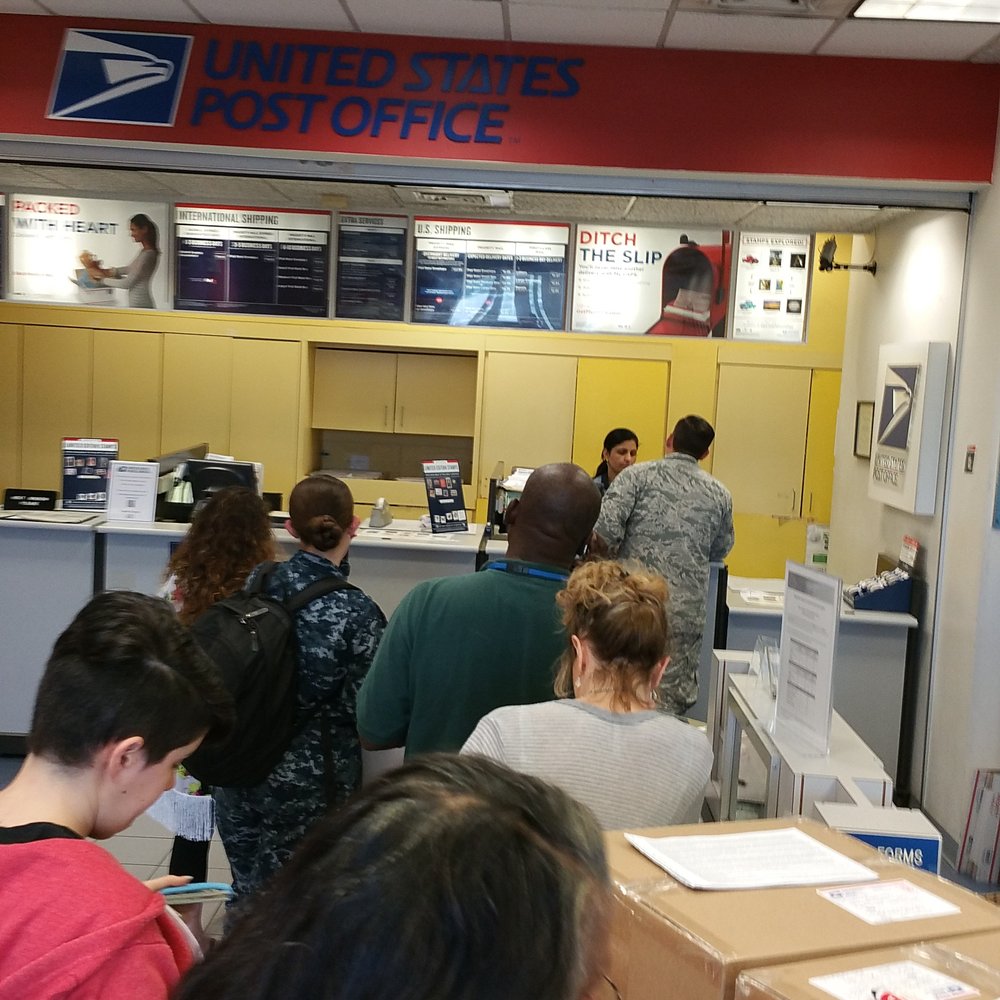 USPS - Yep, that's a single person working up there. - Post Offices Near Me - Fort Meade, Maryland