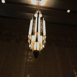 Chanin Building - Light fixture, very Art Deco.