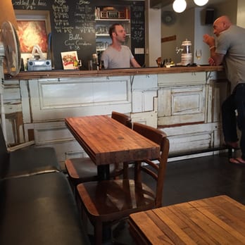 Le A Bar - two men standing at the counter - Speakeasies Near Me - Montreal, Quebec