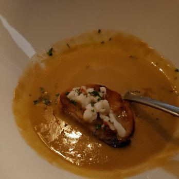 Bourbons 72 - Lobster bisque. Yum! - Steakhouses Near Me - Williamsburg, Michigan