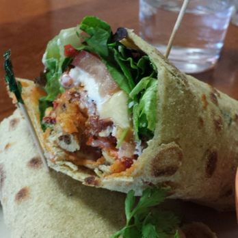 Annapurna's World Vegetarian Cafe - Falafel wrap with cheese & veggies - Gluten-Free Near Me - Albuquerque, New Mexico Annapurna's World Vegetarian Cafe - Falafel wrap with cheese & veggies - Gluten-Free Near Me - Albuquerque, New Mexico
