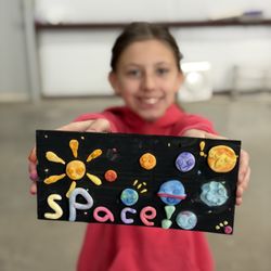 Wheelcraft Studio - In Elementary Art Club, we used air dry clay to sculpt and paint our own solar system
