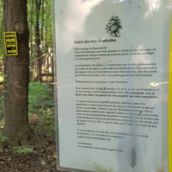 Angell Woods - Angell Woods in Beaconsfield  (or Beaurepaire) a well kept secret (to me) for a good\bad reason...it's Private Property? - Parks Near Me - Beaconsfield, Quebec