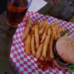 Great burger, crispy fries, cold Yuengling draft Great burger, crispy fries, cold Yuengling draft