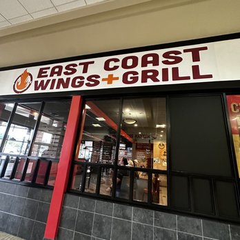East Coast Wings + Grill - the front of the restaurant - Chicken Wings Near Me - Burlington, North Carolina East Coast Wings + Grill - the front of the restaurant - Chicken Wings Near Me - Burlington, North Carolina