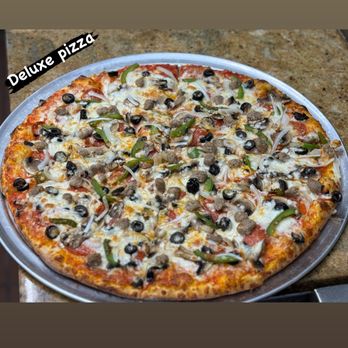 Nico’s pizza - Deluxe or supreme pizza - Salad Near Me - Glendale, California Nico’s pizza - Deluxe or supreme pizza - Salad Near Me - Glendale, California