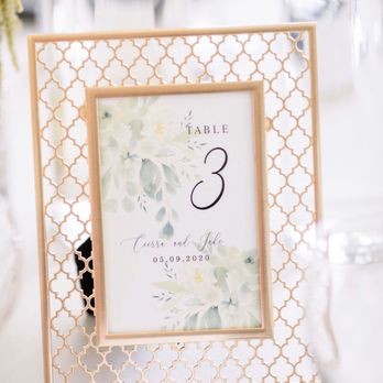 Creative Events & Designs - Table numbers - Wedding Planning Near Me Creative Events & Designs - Table numbers - Wedding Planning Near Me
